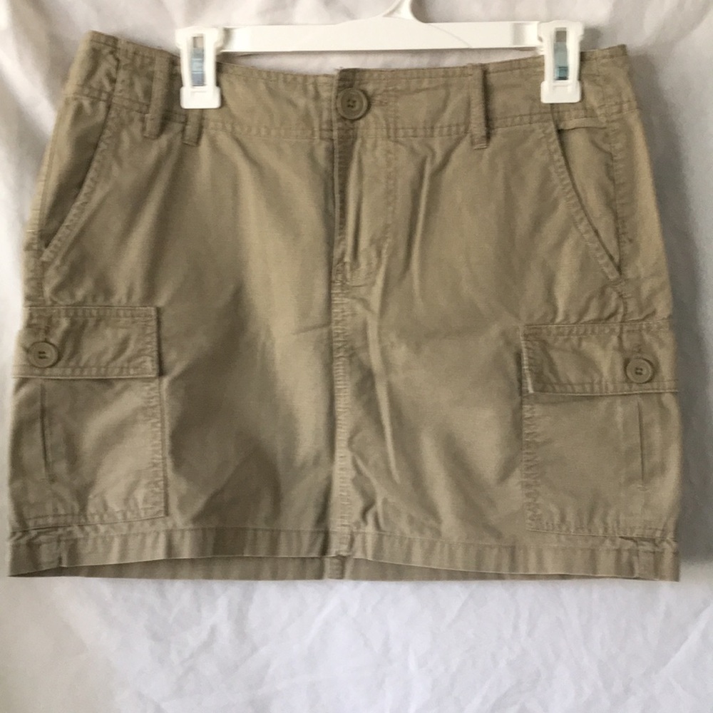 Short Khaki Skirt by L.O.G.G.  Size 8
